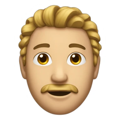 Un homme avec des tresses sticker