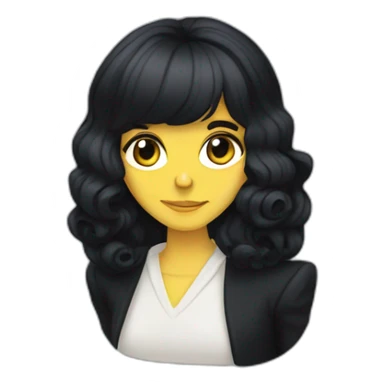 Goth Karen Carpenter sticker