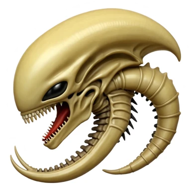 beije xenomorph from movie alien sticker