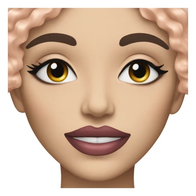 art deco blush product round  sticker