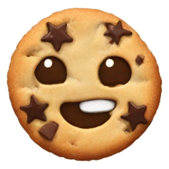 star eating a cookie  sticker