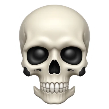Skull edit sticker