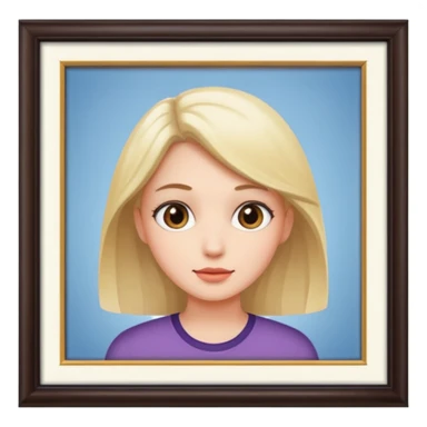 a girly two frames of photos sticker