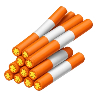 stack of dynamite sticks with fuse sticker