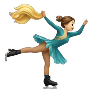 patinage artistique sticker