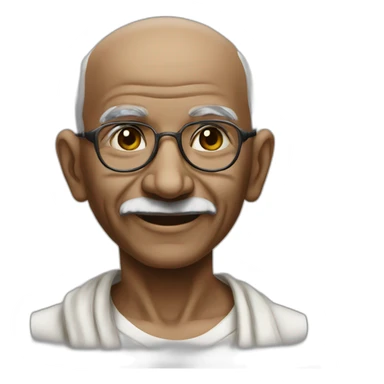 Ghandi sticker