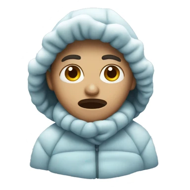 Freezing cold sticker