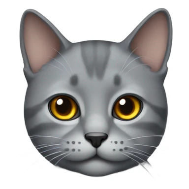 gray scotland cat sticker