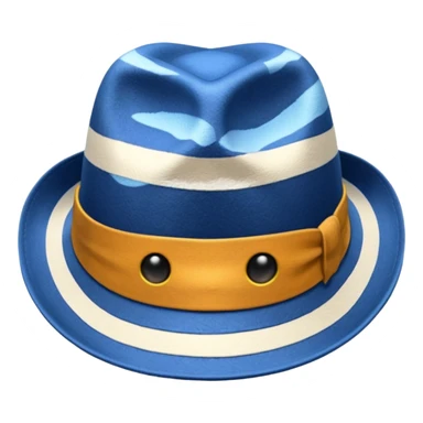 striped Fedora sticker