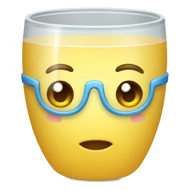 Vaso con agua sticker