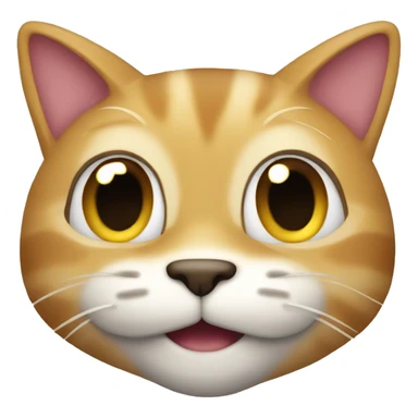 Gato riendo  sticker