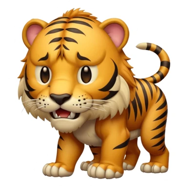 Saber tooth tiger sticker