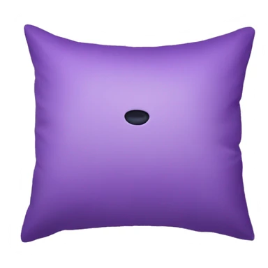 Pillow purple sticker