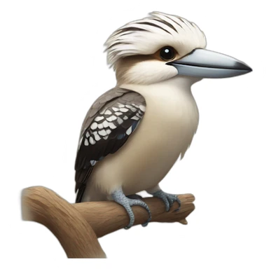Confident Kookaburra sticker