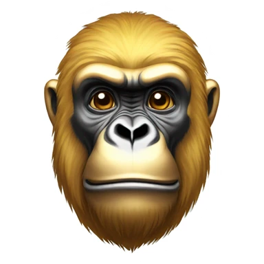 Golden gorilla  sticker