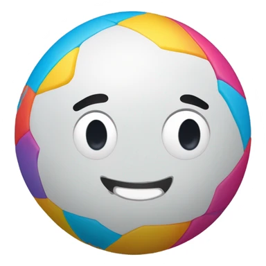 Un balón en forma de niño sticker