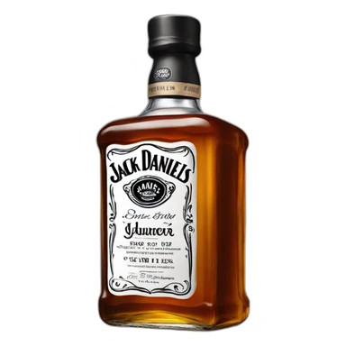 jack daniels bottle sticker