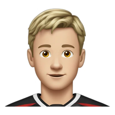 Jonathan Toews as a 12 year old boy sticker