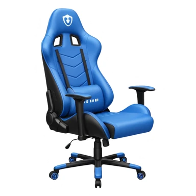 gamer seat blue sticker