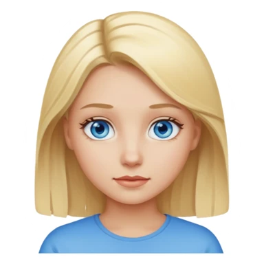 Blonde bimbo girl sticker