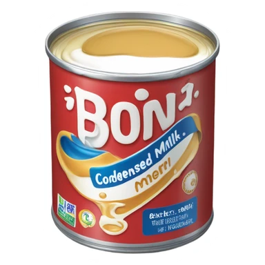 condensed milk sticker