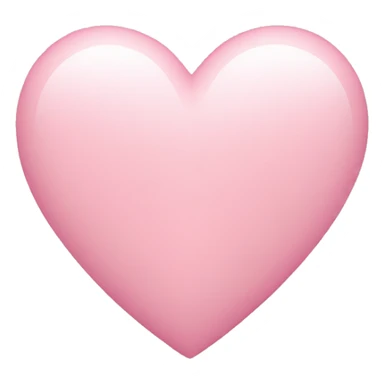 Light pink heart sticker