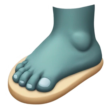 foot with swollen toe sticker