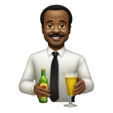 Paul biya au bar sticker