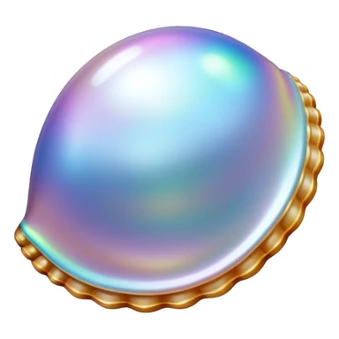 pearl shell sticker