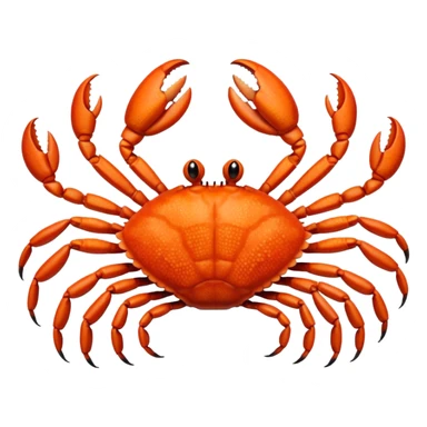 Eight legged crab sticker