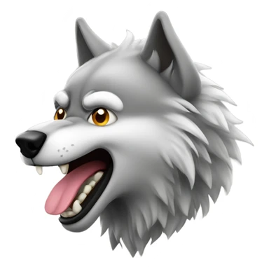 Alpha wolf farting  sticker