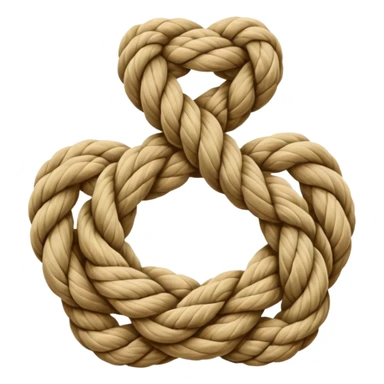 Rope Knot – decorative Shibari knot. sticker