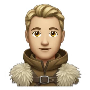 white hunter sticker