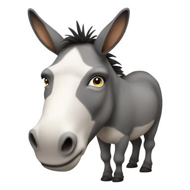 Fat donkey sticker