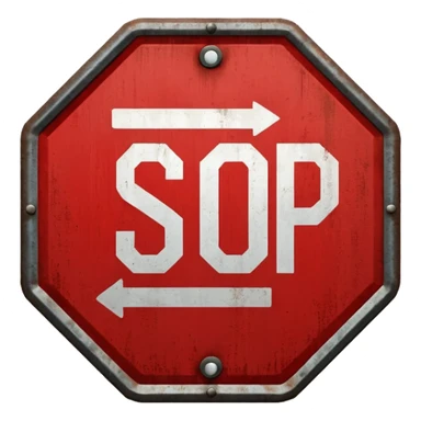 Stop😔🖐 sticker