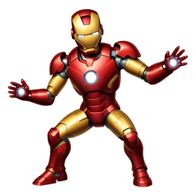 iron man from civil war sticker