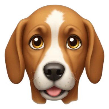 A dog very surprising sticker