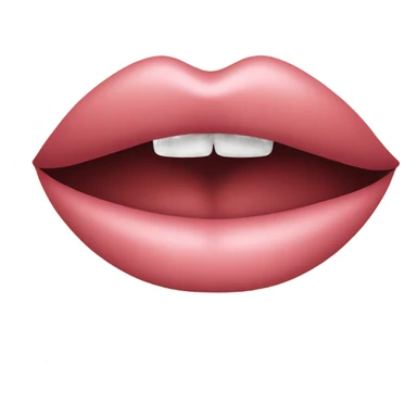 pout with lip sticker