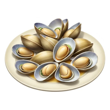 Steamed clams sticker