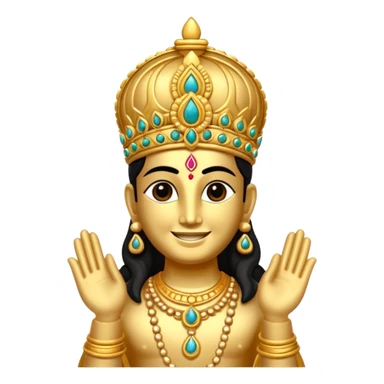Lord venkateshwara namam sticker