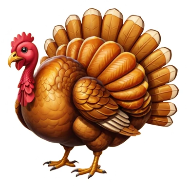 Thanksgiving turkey sticker