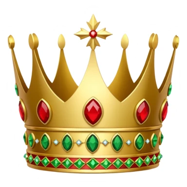 christmas crown sticker
