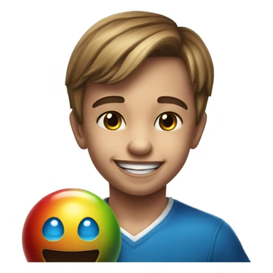 7 year old boy missing two front teeth playing skeetball at dave and busters  sticker