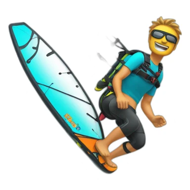 kitesurf sticker