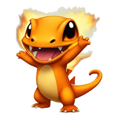 Furious charmander sticker