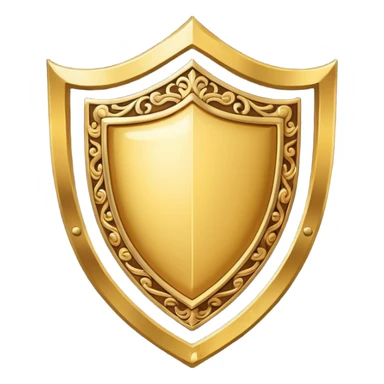 golden chronos shield sticker