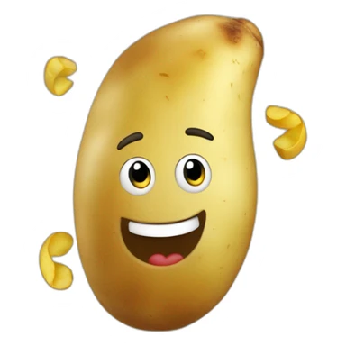 Potato twister sticker
