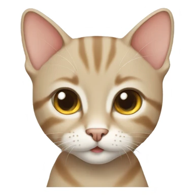 american short hair cat sticker