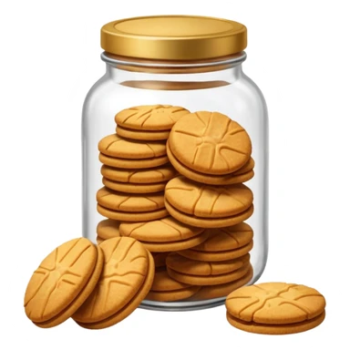 biscoff jar sticker