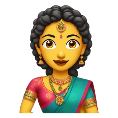 Navratri gujarati festival sticker